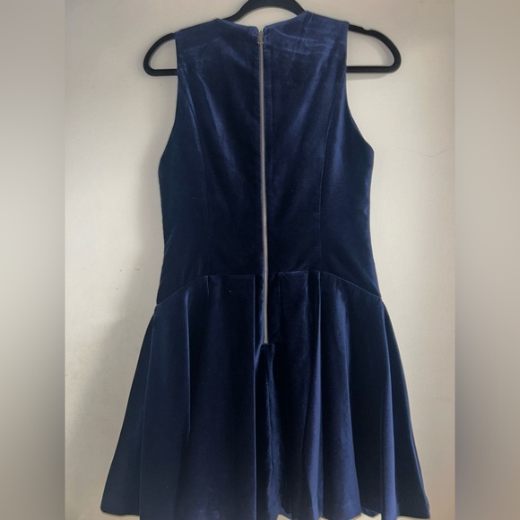 Alice & Olivia Adley Velvet Mini Dress - Picture 3 of 3